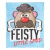 Hasbro Potato Head Silk Touch Throw Blanket, 50" x 60", Feisty Little Spud