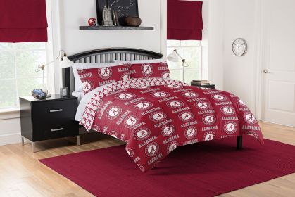 Alabama Crimson Tide Full Rotary Bed In a Bag Set