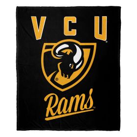 VCU Virginia Commonwealth OFFICIAL NCAA "Alumni" Silk Touch Throw Blanket; 50" x 60"