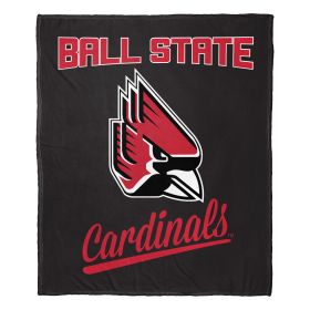 Ball State OFFICIAL NCAA "Alumni" Silk Touch Throw Blanket; 50" x 60"