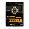 Bruins OFFICIAL NHL "Digitize" Raschel Throw Blanket; 60" x 80"