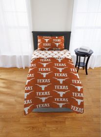 Texas Longhorns Twin Rotary Bed In a Bag Set