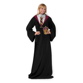 H Potter - Hogwarts Rules Star Wars: The Mandalorian; Comfy Mando Adult Silk Touch Comfy Throw Blanket with Sleeves; 48" x 71"