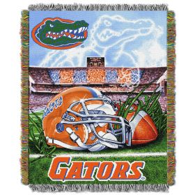 Florida Gators OFFICIAL Collegiate "Home Field Advantage" Woven Tapestry Throw