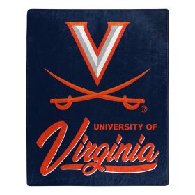 Virginia OFFICIAL NCAA "Signature" Raschel Throw Blanket