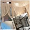 4 Corner Post Full Queen King Size Bed Mosquito Net-Black