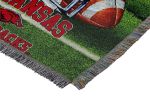 Arkansas OFFICIAL Collegiate "Home Field Advantage" Woven Tapestry Throw