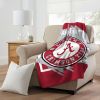 ALABAMA OFFICIAL NCAA "Dimensional" Micro Raschel Throw Blanket; 46" x 60"