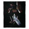 Freddy vs Jason Silk Touch Throw Blanket, 50" x 60", Freddy v Jason Poster