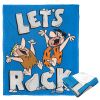 WB / FLINSTONES, LETS ROCK , Silk Touch Throw Blanket, 50"x60"