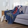 Tulsa OFFICIAL NCAA "Alumni" Silk Touch Throw Blanket; 50" x 60"