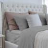 Luxurious Viscose from 100% Bamboo 4-Piece Sheet Set, Oeko-TEX Certified, King - Silver Grey